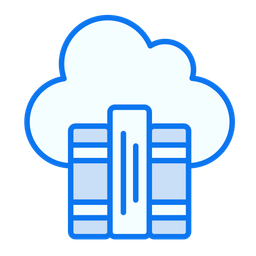 Cloud library  Icon