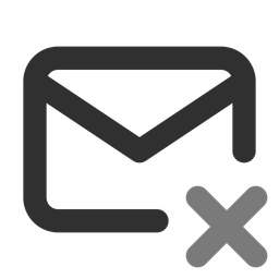 Mail delete  Icon