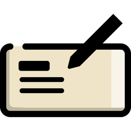 Cheque  Icon