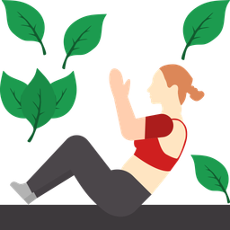 Bodyweight exercises  Icon