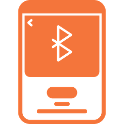 Conectividade sem fio bluetooth  Ícone