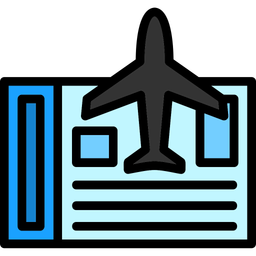 Airplane Ticket  Icon