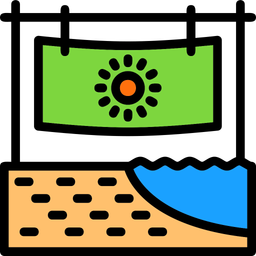 Beach Towel  Icon