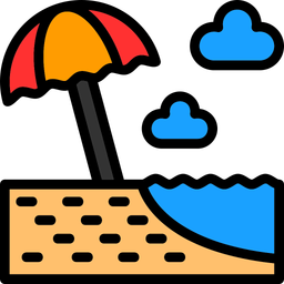 Beach Umbrella  Icon