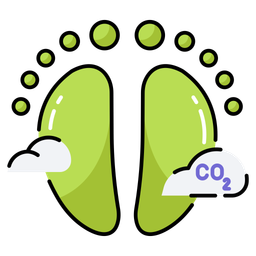 Carbon Footprint  Icon