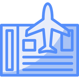 Airplane Ticket  Icon