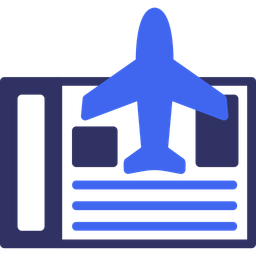 Airplane Ticket  Icon