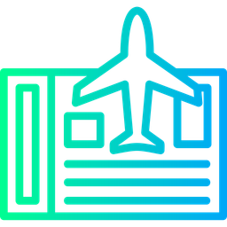 Airplane Ticket  Icon