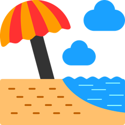 Beach Umbrella  Icon