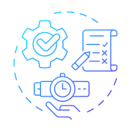 Business management execution  Icon