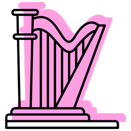 Celtic harp  Icon