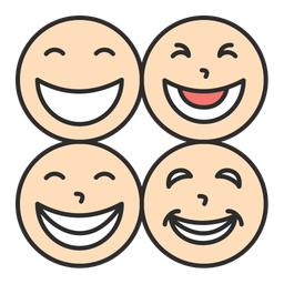 Comedy laughing emoticon  Icon