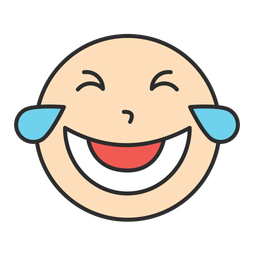 Laughing emoticon  Icon