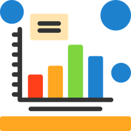 Gráfico de barras  Ícone