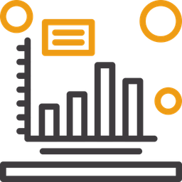 Gráfico de barras  Ícone