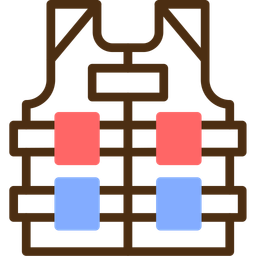 Colete a prova de balas  Ícone