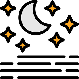 Clear Night Sky  Icon