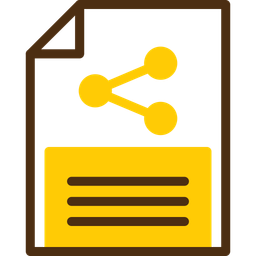 Document sharing  Icon