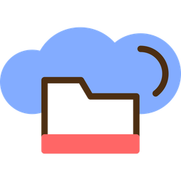 Cloud storage  Icon