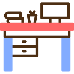 Espaço de trabalho aconchegante  Ícone