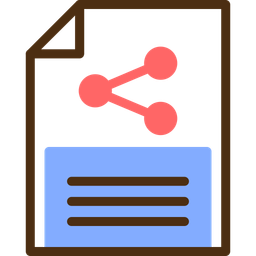 Document sharing  Icon