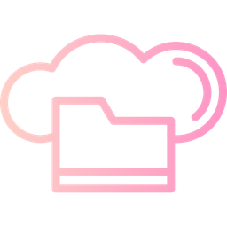 Cloud storage  Icon