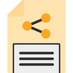 Document sharing  Icon