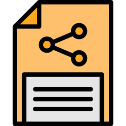 Document sharing  Icon