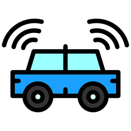 Autonomous Vehicle  Icon