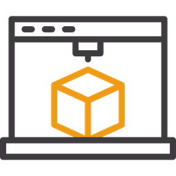 3 D Printing  Icon