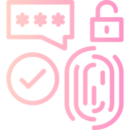 Biometric Security  Icon