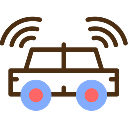 Autonomous Vehicle  Icon