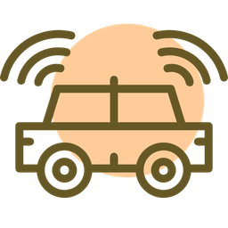 Autonomous Vehicle  Icon