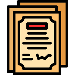 Agreement document  Icon