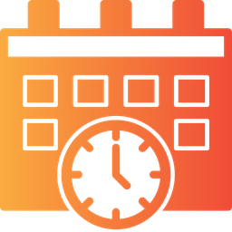 Calendar and clock  Icon