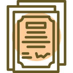 Agreement document  Icon