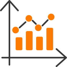 Gráfico de barras  Ícone
