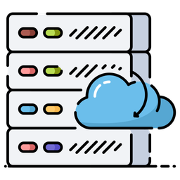 Cloud Data  Icon