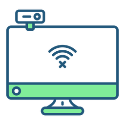 Monitor and signal  Icon