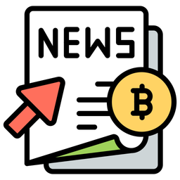 Bitcoin Newspaper  Icon