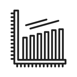 Escalating Bar Graph  Icon