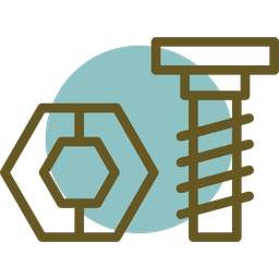 Parafuso e porca  Ícone