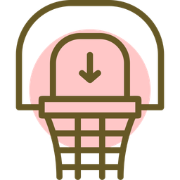 Cesta de basquete  Ícone