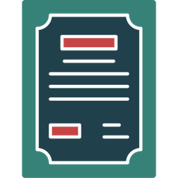 Certificate  Icon