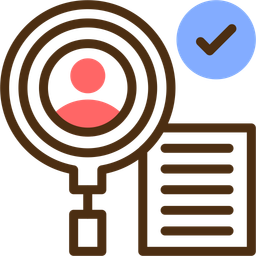 Verificação de antecedentes  Ícone