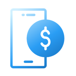 Svg glyph gradient digital money-  Icon