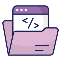 Coding Folder  Icon