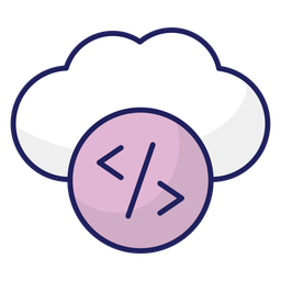 Cloud Coding  Icon