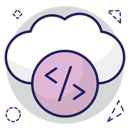 Cloud Coding  Icon