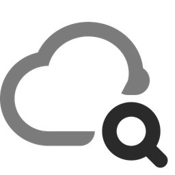 Cloud search  Icon